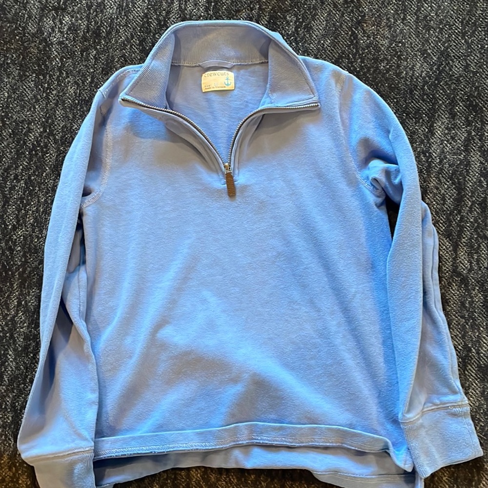 J Crew kids quarter zip sweatshirt
